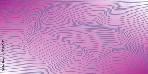 Premium background design with white line pattern (texture) in luxury pastel colour. Abstract horizontal vector template for business banner, formal backdrop, prestigious voucher, luxe invite