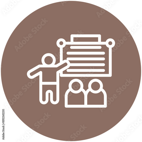 Employee Briefing Icon