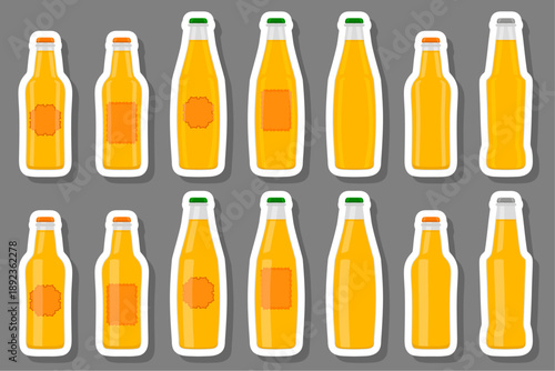 Big kit beer glass bottles with lid for brewery