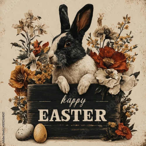 Greeting cards aesthetic vintage happy easter