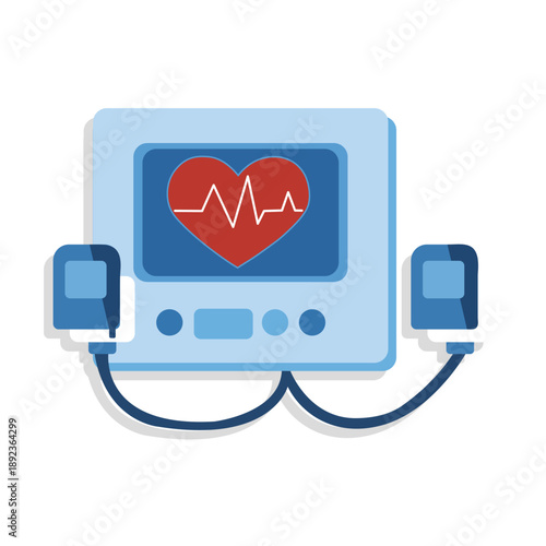 Defibrillator Device with Heart Monitor