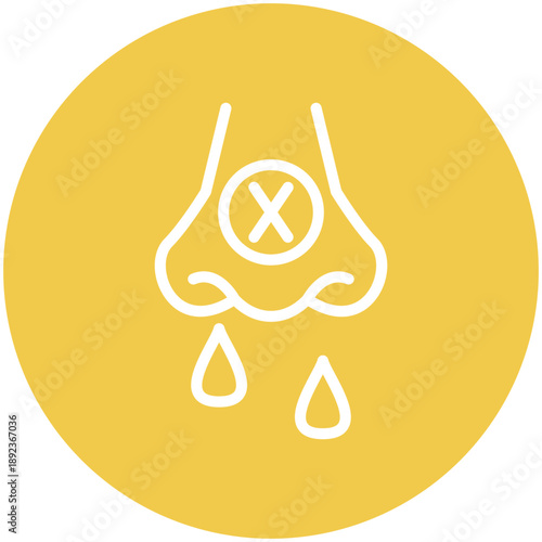 Nasal Congestion Icon