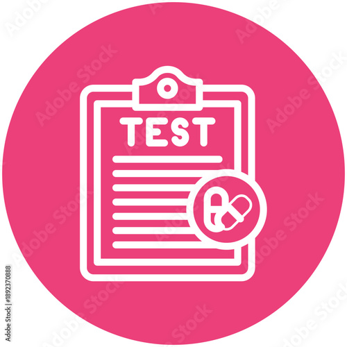 Drug Test Icon