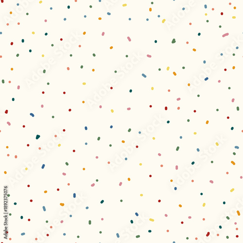 Random colorful small polka dot seamless pattern background retro vintage