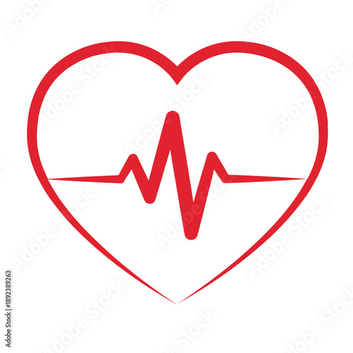 Vector graphic icon for Heart rate