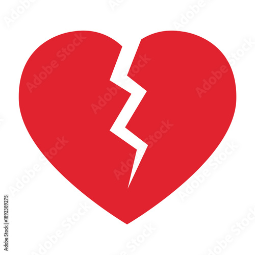 Vector graphic icon for Heartbreak