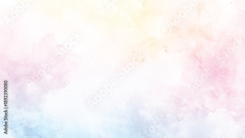 Abstract colorful watercolor background texture with a vintage blue and pink paper design illustration backdrop