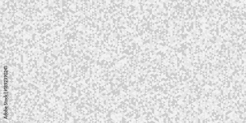 Abstract background made of triangles. Mosaic pattern, tile geometric cube white and gray vector wallpaper.