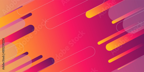 Vector Gradient Abstract Geometric Background Shapes Composition