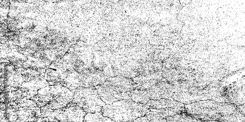 Distressed grain texture vector illustration dirt messy splash overlay and black and white Dust distress grungy effect paint. Vertical scratch rustic surface effect monochrome texture composed dust.