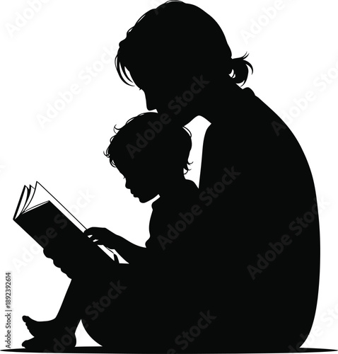 Mother Reading To Her Child