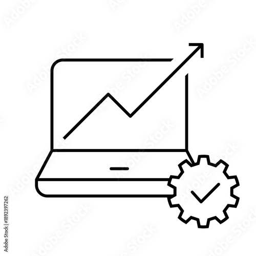 Maintenance vector icon. Technical support Illustration sign. Installing updates symbol. Bow logo.