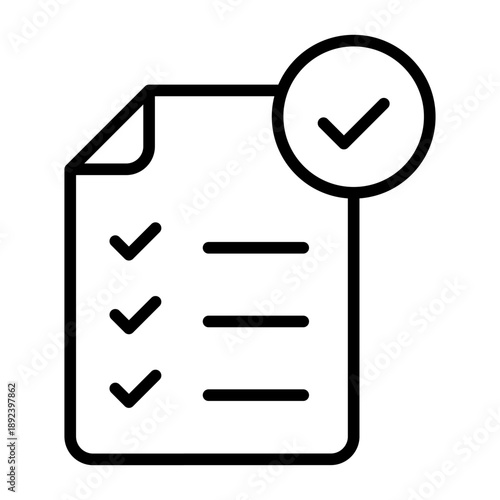Document checklist icon