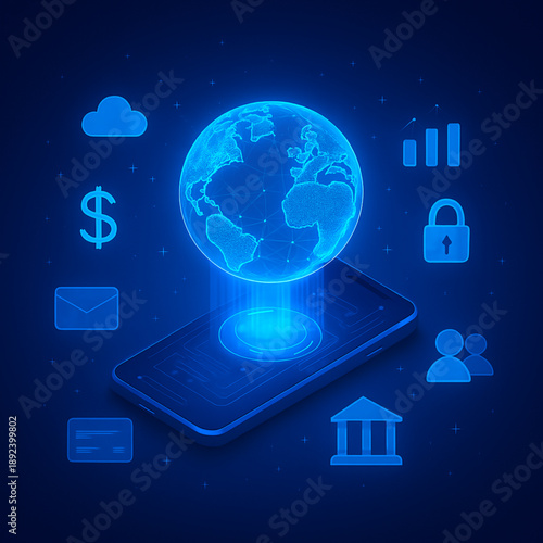 Global communication concept