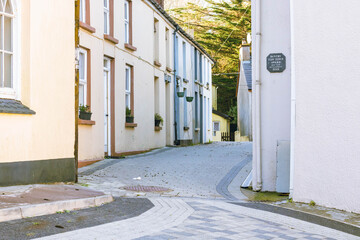 Keuken achterwand Smal steegje Voetgangerssteeg in Bantry Ierland  © Olha K