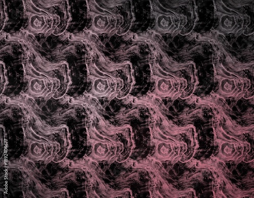 abstract water steaming on dark background