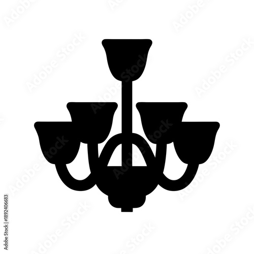 Elegant chandelier with multiple arms