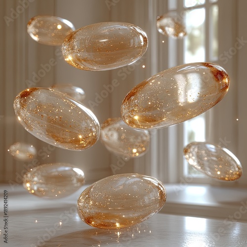 Sparkling gemstone jewelry. Diamonds and crystals, precious stones. The sparkle of stones.