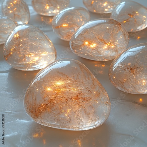 Sparkling gemstone jewelry. Diamonds and crystals, precious stones. The sparkle of stones.