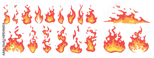 cartoon fire flames fireball flame red hot fire 