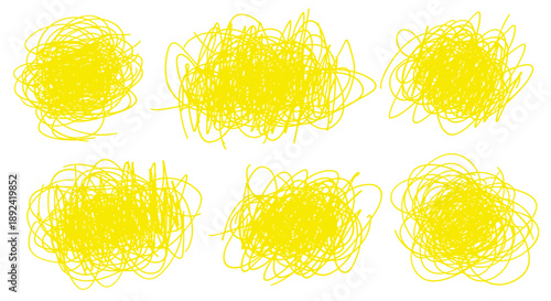 Abstract Watercolor Brush Strokes Set Vector Collection Indigo Purple Paint Smears Isolated Graphic Elements