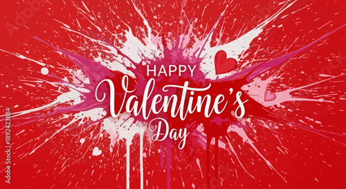 Happy Valentines Day Greeting Card.