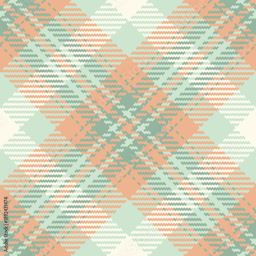 Charming pastel plaid pattern, timeless  versatile. Ideal for backgrounds, textiles, and creative projects needing a warm, cozy, classic touch.