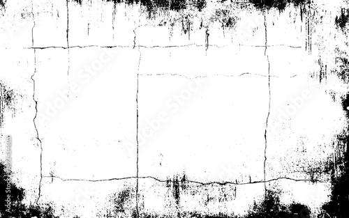 Grunge black and white texture background. Use for decoration, aging or old layer