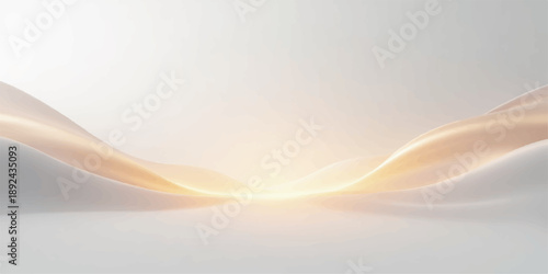 Soft sandy gradient curve background with minimal luxury digital abstract design 