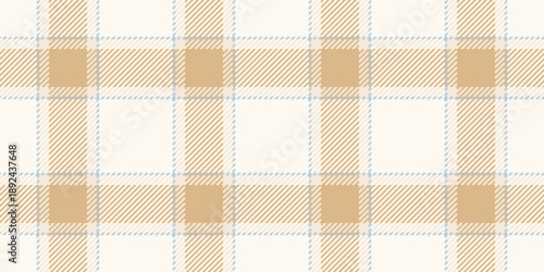 Hunter fabric plaid texture, website tartan seamless textile. Thanksgiving background pattern check vector in sea shell and burly wood colors.