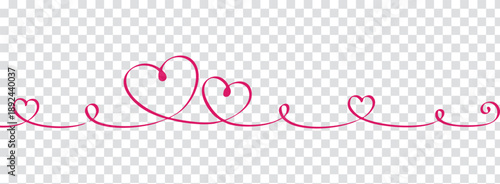 Set of diverse hand drawn heart icons in a clean, modern flat design style, perfect for UI elements, apps, and romantic graphic design projects.