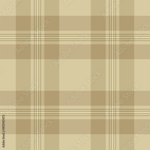 French plaid check vector, store textile seamless texture. Self background tartan pattern fabric in light and pastel colors.