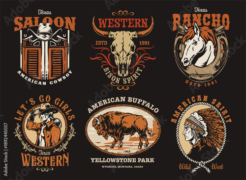 Wild west cowboy designs