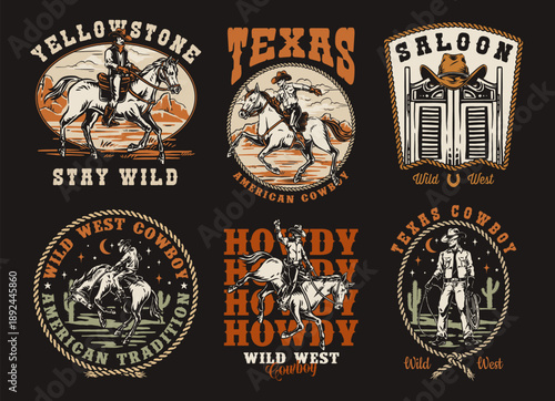 Cowboys in the wild west