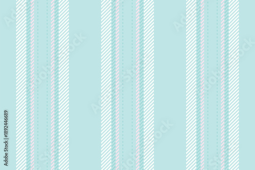 Eps10 seamless texture textile, fashioned background fabric lines. Stage vertical pattern stripe vector in light and snow colors.