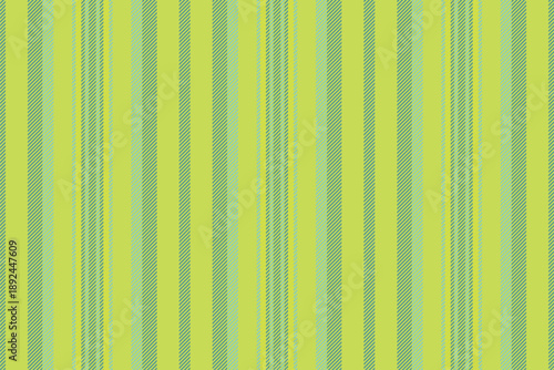 Tailor pattern vector lines, direct background texture textile. Occupation vertical stripe fabric seamless in lime and teal colors.