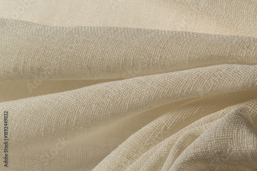 Fabric for curtains nylon chiffon texture background abstraction