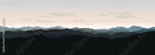 mountains landscape rural nature background hills skyline