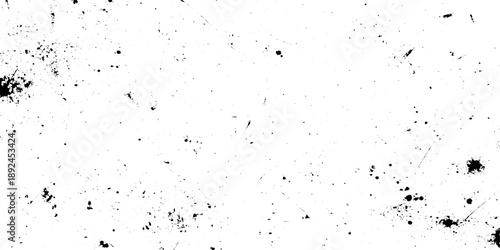 Grunge distress texture grainy noise overlay vintage speckled vector effect on white background.