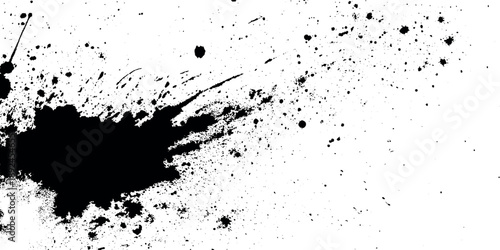 Abstract grunge spray paint effect for vintage overlay street art aesthetics, or adding organic texture.