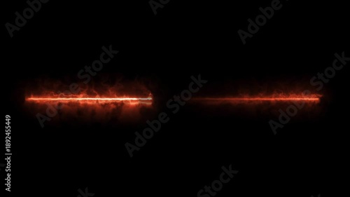 Wallpaper Mural dynamic fiery lightning bolts crossing a dark background creating an intense visual display with sparks and energy bursts effect Torontodigital.ca