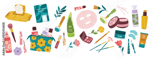  decorative beauty products cosmetic and makeup