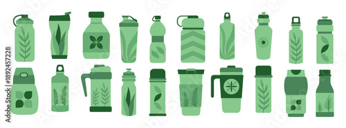 drink water bottle element set