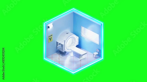 Wallpaper Mural Virtual Reality MRI Scanning Room with Advanced Medical Equipment and Technology Torontodigital.ca