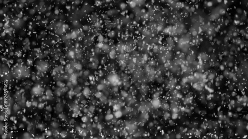 Wallpaper Mural Close-up of snow falling in a dark night capturing the sparkling icy particles with high contrast and clarity Torontodigital.ca