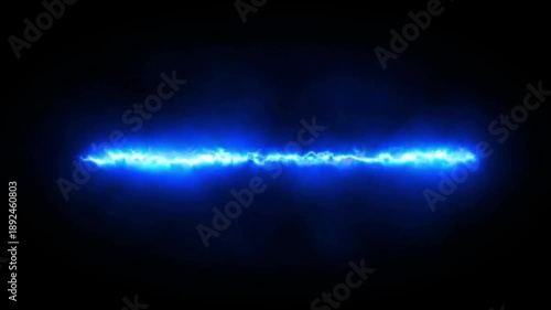 Wallpaper Mural Dynamic blue lightning bolts across the dark sky creating an electrifying visual display Torontodigital.ca