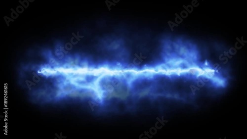 Wallpaper Mural Dynamic Lightning Effects with Blue Electric Sparks Creating an Intense Visual Display Torontodigital.ca