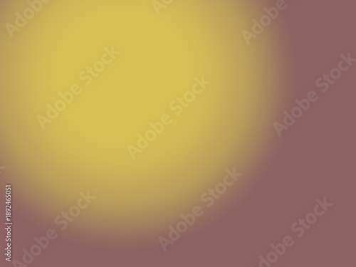 Soft Yellow Gradient Circle on Muted Brown Background | Minimalist Abstract Glow with Smooth Color Transition, Modern Simple Digital Background for Creative and Visual Design Projects