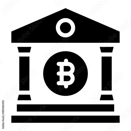 bank icon vector