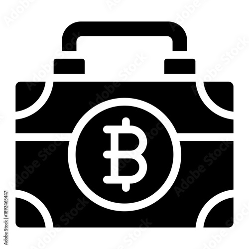 briefcase icon vector